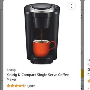 Brand new Keurig, never removed from the box selling on Amazon for $99
